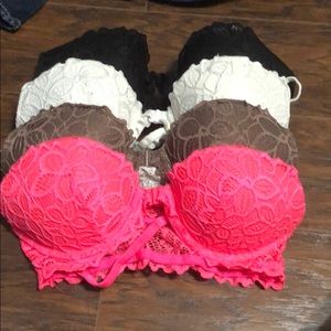 all 4 bralettes size 32C